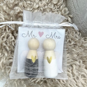 Schutzengel zur Hochzeit Hochzeitsgeschenk Eheglück Schutzengel Holzengel Mitbringsel Glücksbringer zur Hochzeit Bild 5