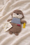 Personalized crinkle otter with name - Baby gift for birth - Personalized crinkle toy - Newborn toy - Baby motor skills toy product logo
