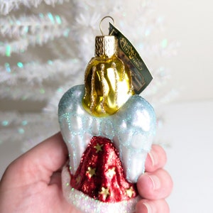 Red Angel With Lyre Glass Old World Christmas Ornament, Old World ...
