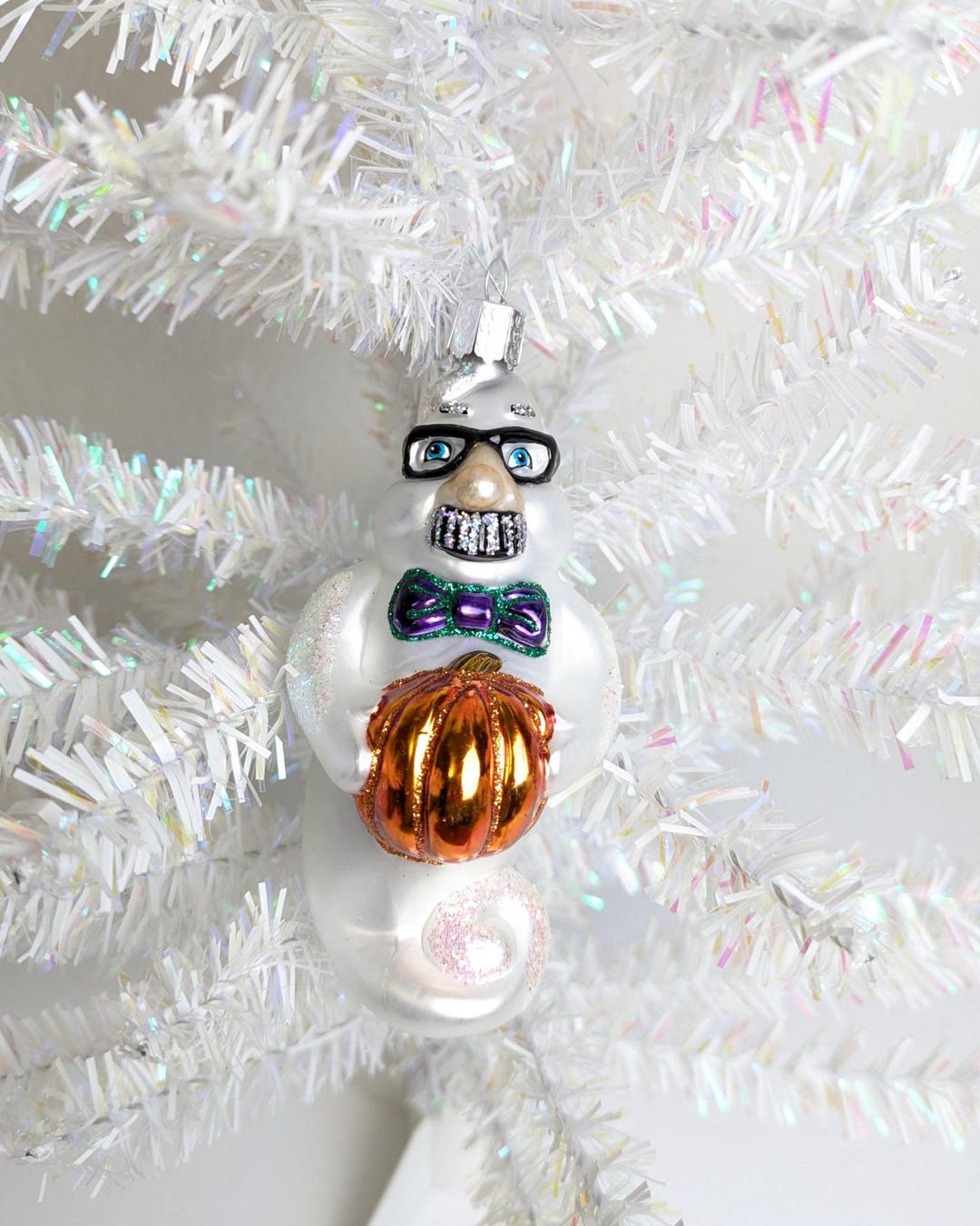 Grouchy Ghost Glass Old World Christmas Ornament, RETIRED Grouchy Ghost ...