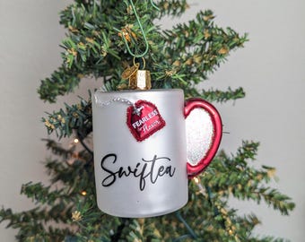 Swiftea Mug Glass Old World Christmas Ornament