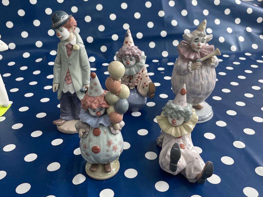 Lladro Clown Figurines Etsy