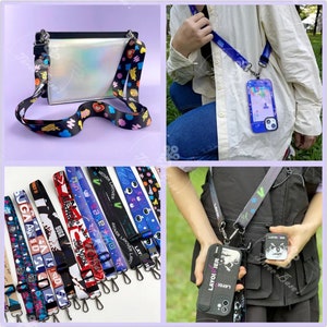 BTS Lanyard crossbody neck adjustable strap, phone lanyard band Strap Rope for phone bag camera jimin jungkook taehyung jin RM agustd jhope