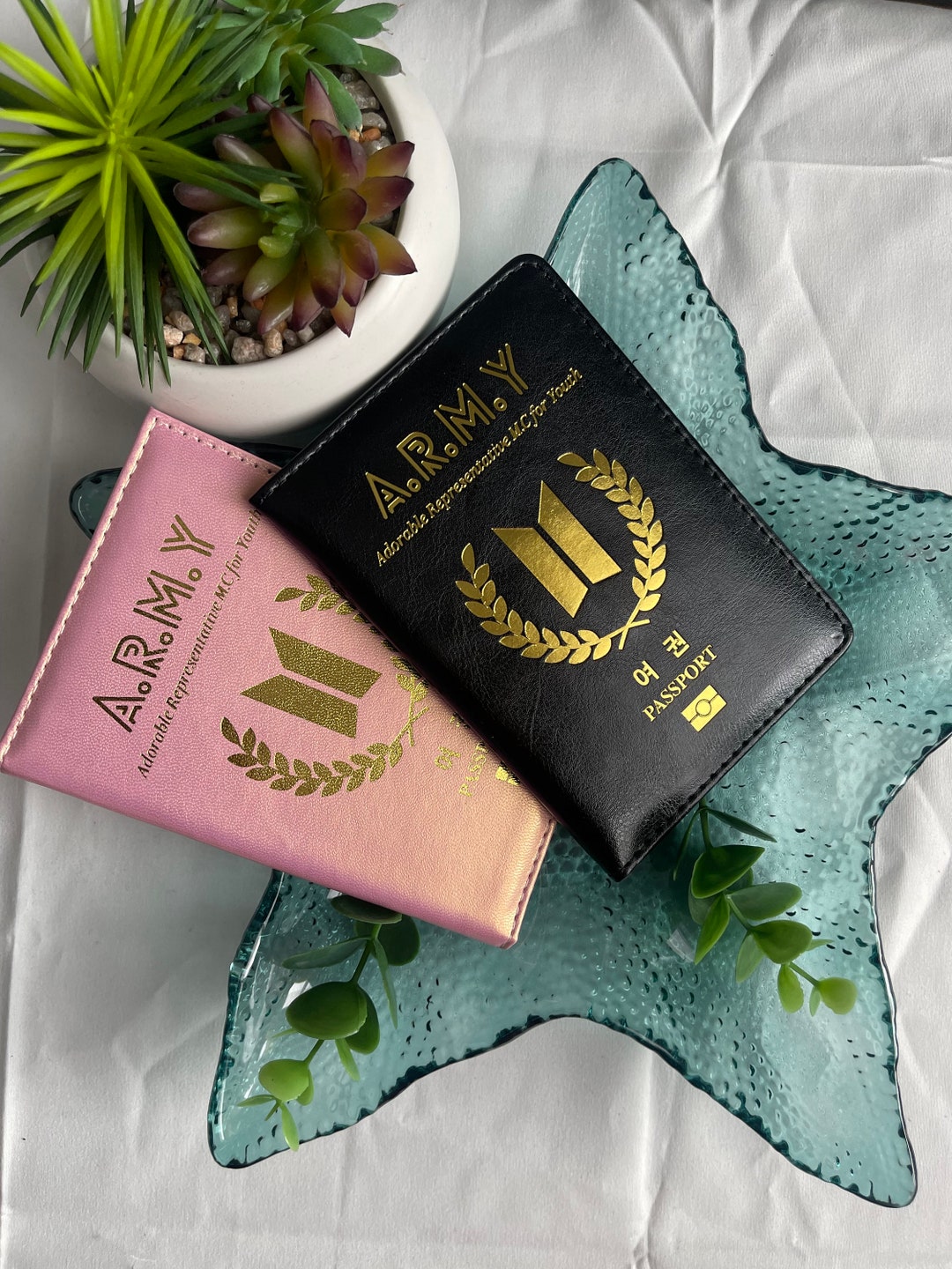 BTS ARMY Passport Cover bts pasaporte titular para Travel Etsy México