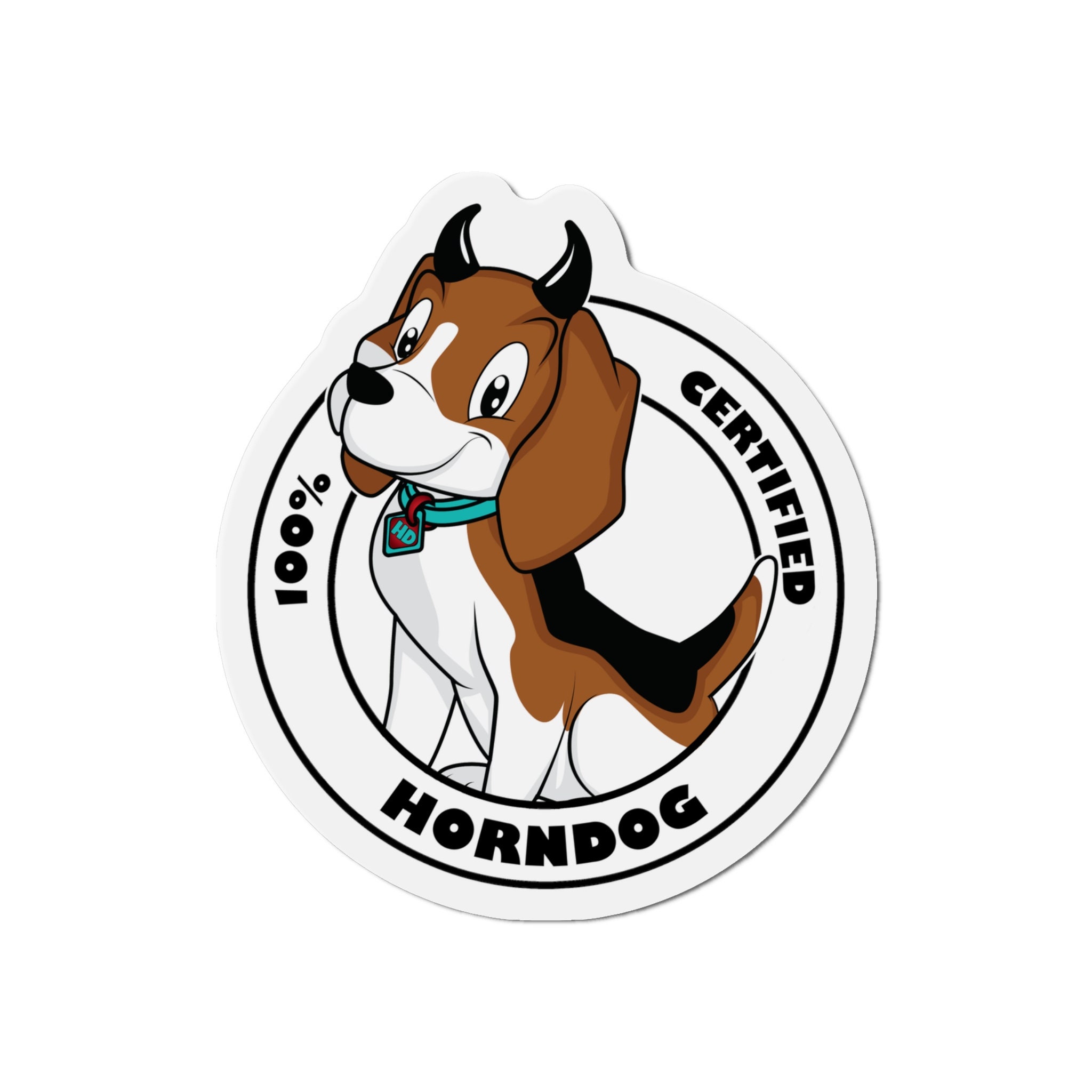 100% Certified Horndog Magnet Beagle - Etsy
