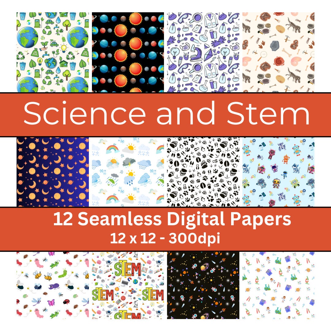 Science Theme, School, Education, Teacher, Educator, Seamless Pattern ...
