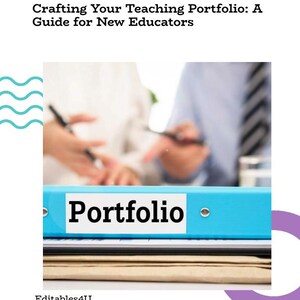 A New Teacher&#39;s Guide to Crafting a Portfolio: PDF Ebook