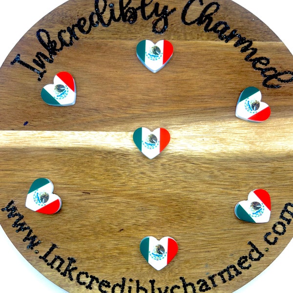 Exclusive Mexican Flag Focal Bead