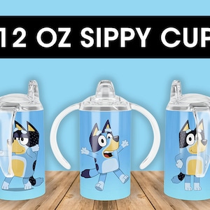 16 oz Glass Halloween Bluey – Cups by Bailey