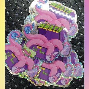Naklejka na skrzynkę z zabawkami Monster Toy