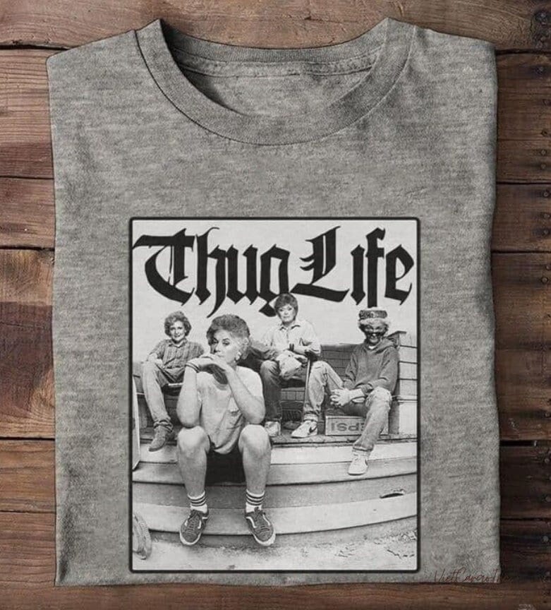 Shirt Life Thug Etsy -