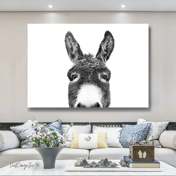 Donkey Wall Art Etsy