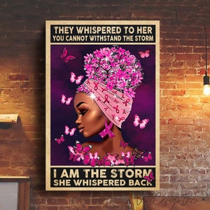 Sulfing girl poster I am the storm she whispered back