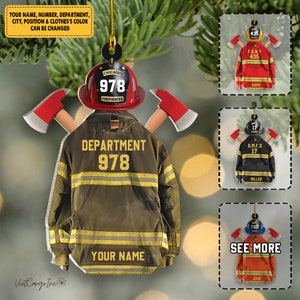 Firefighter Gifts for Men - 20 oz Funny Beer Glass Set | Fire Fighter Accessories Firefighting Gift Merchandise for Department | Fireman Decor for