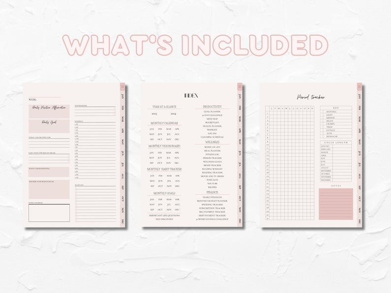 2023 Digital Planner That Girl Planner Lucky Girl - Etsy Australia