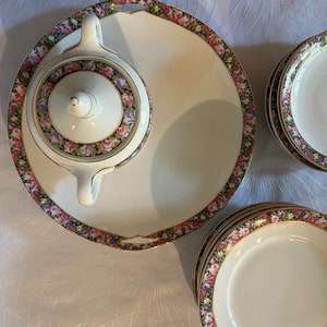 KPM Bavarian china,antique porcelain set