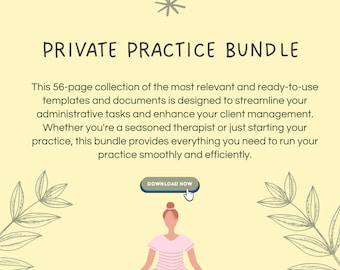 Therapist Forms Bundle: 56 Ready-to-Use Templates (A4/US Letter PDF)