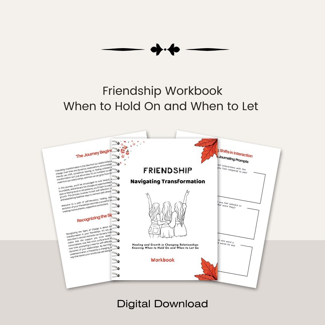Friendship Transformation Workbook: Self-reflection & Decision-making ...
