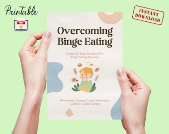 Binge Eating Recovery Workbook: Coping Cards & Worksheets (PDF)