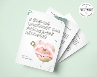 Miscarriage Recovery Healing Workbook | Grief Support | Therapy Resource | Healing After Loss