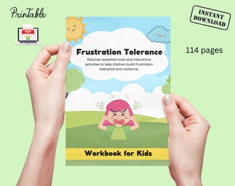 Frustration Tolerance Workbook: Kids & Parents, Emotional Regulation (PDF Pattern)