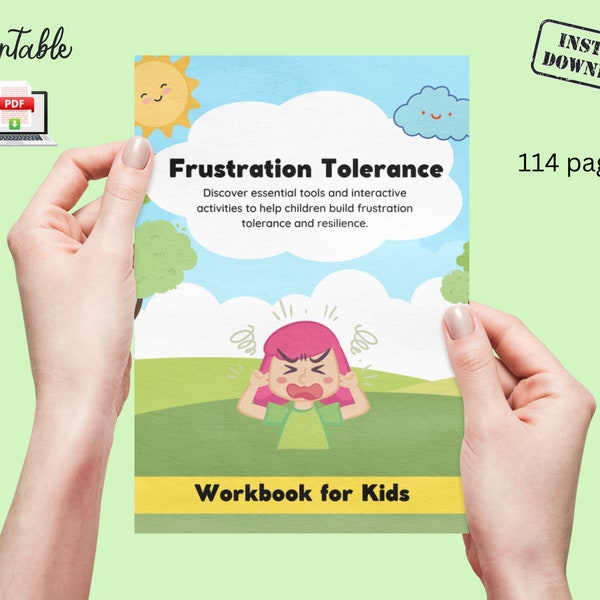 Cahier d'exercices sur la tolérance à la frustration pour les enfants et les parents, outils essentiels et activités interactives, fiches d'exercices sur la régulation émotionnelle