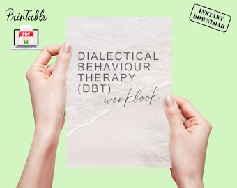 DBT Workbook: Coping Skills & Distress Tolerance (A4/US Letter PDF)