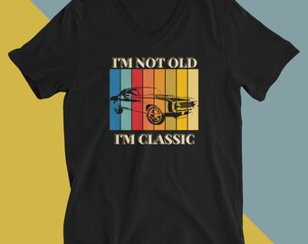 Unisex Short Sleeve V-Neck T-Shirt