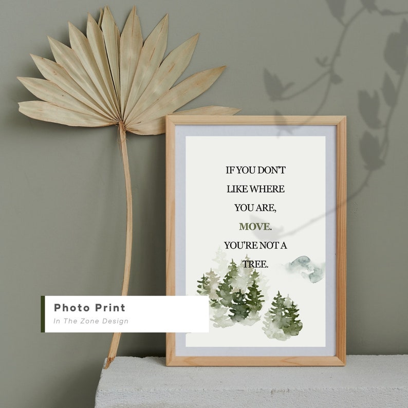 You Are Not A Tree Quote - Etsy