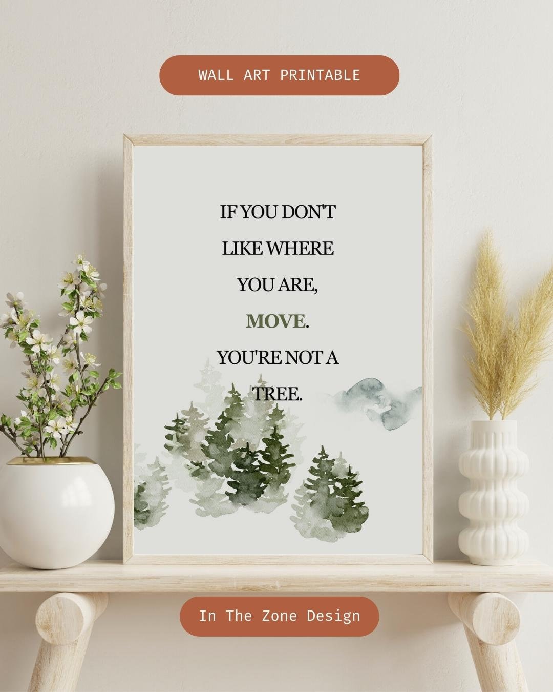You Are Not A Tree Quote - Etsy