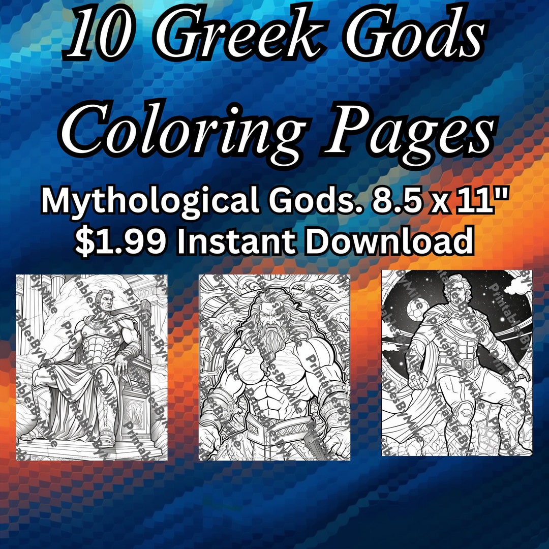 GREEK GOD PRINTABLES visual data 2