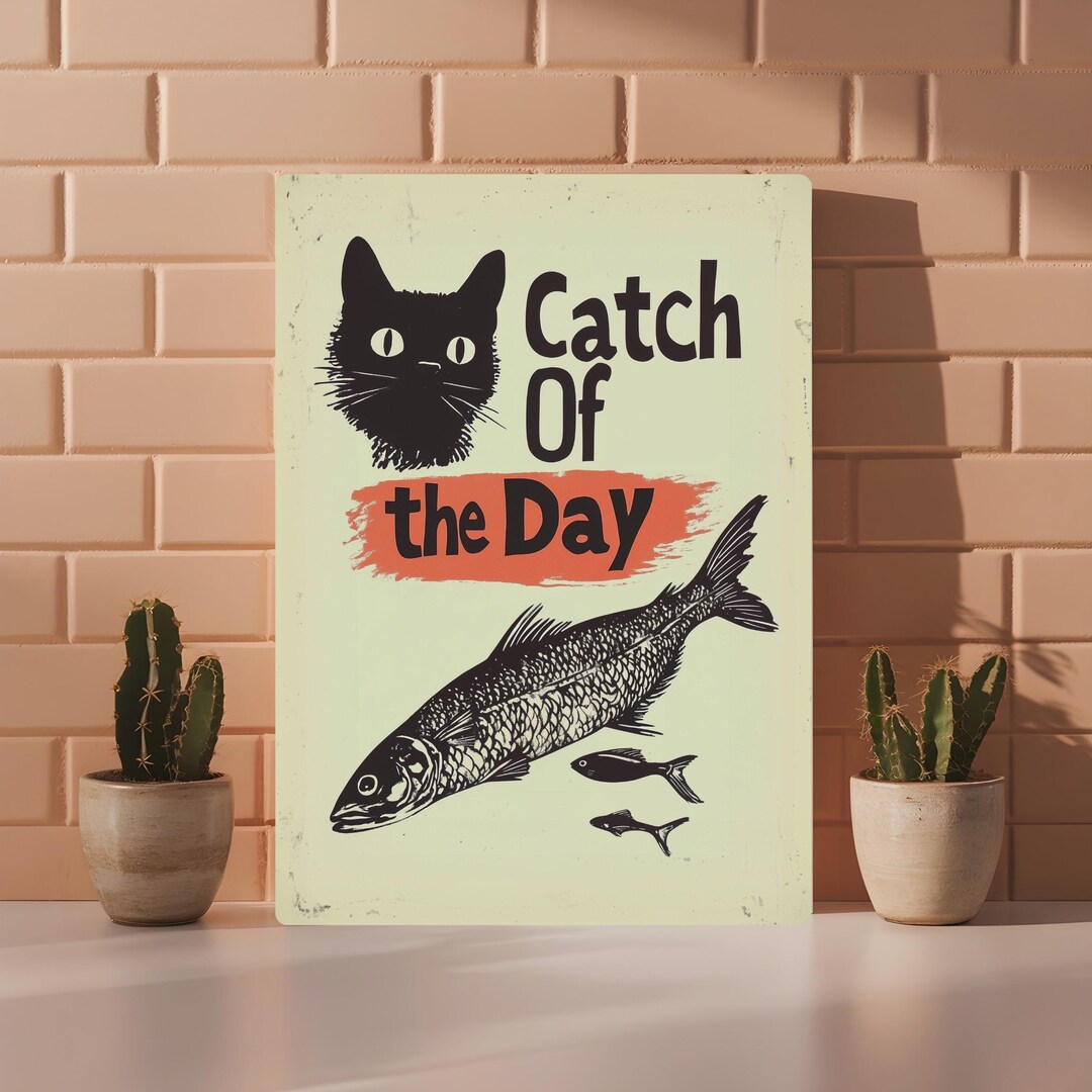 Kitchen Fish Poster This item is unavailable - Etsy