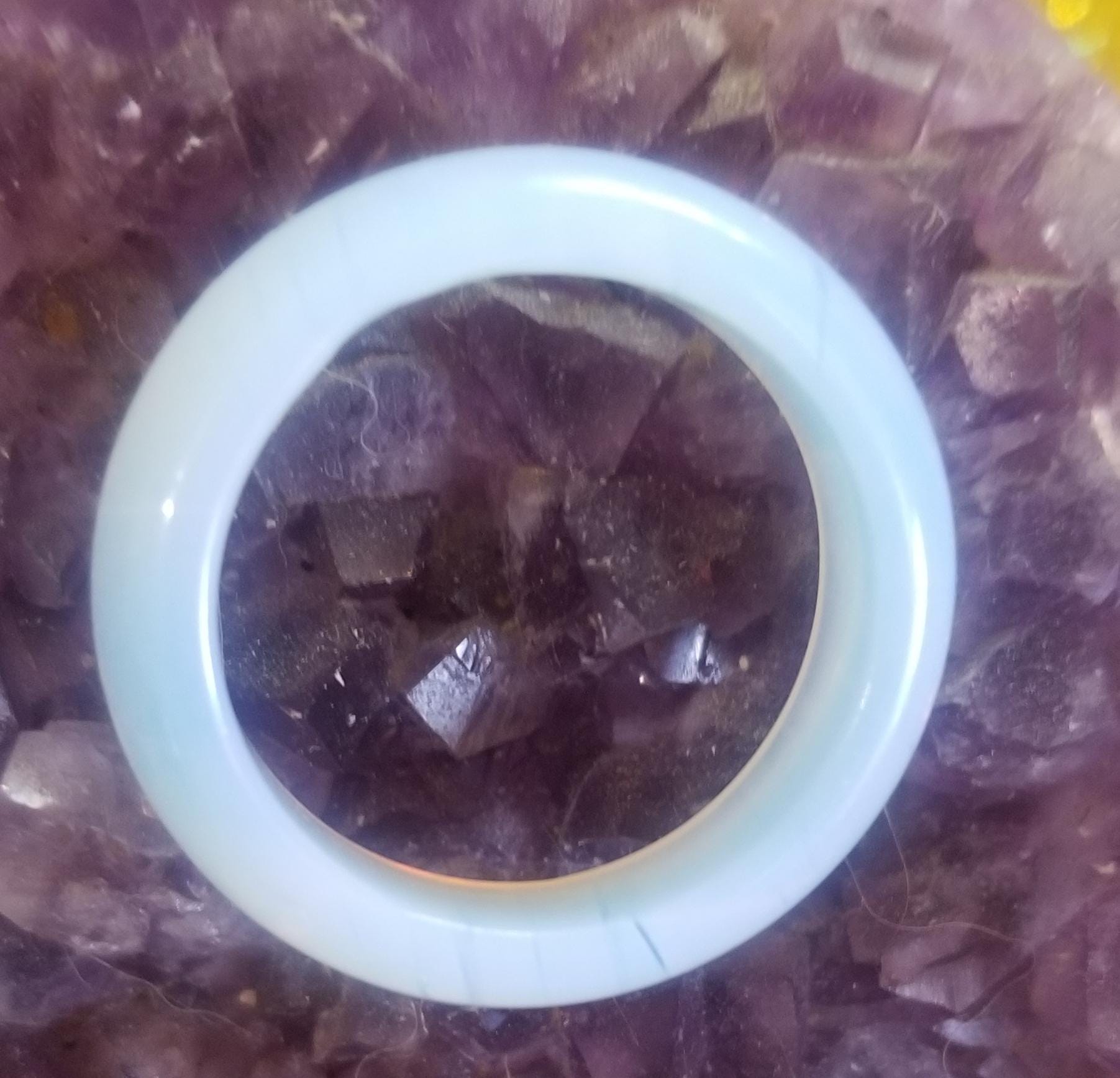 Opalite band style ring