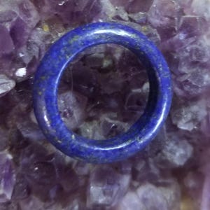 lapis band ring