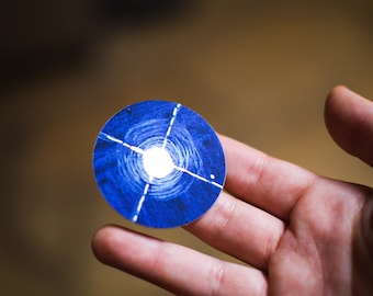 Star Sirius sticker - 2" - Metallic silver