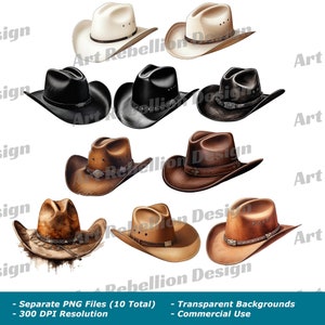 Cowboy Hut ClipArt - Cowboy Hut ClipArt - sofortiger download für kommerzielle Nutzung