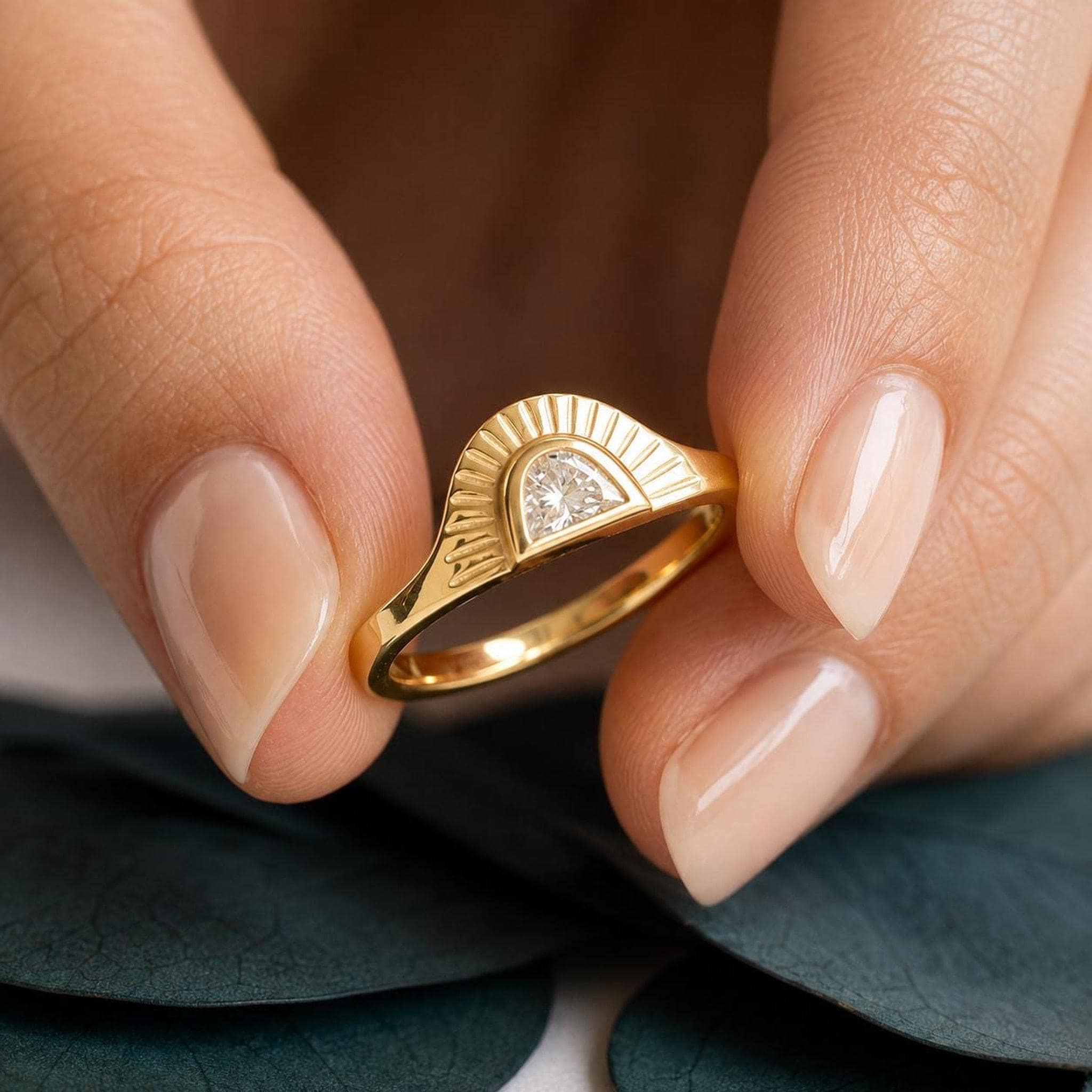 Sunrise Ring - Etsy