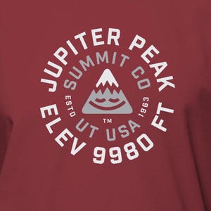 Park City Ski Resort T-Shirt | Jupiter Peak Utah Elevation Tee | Unique Ski Gift | Retro Mountain Design Shirt | Skier Snowboarder Souvenir