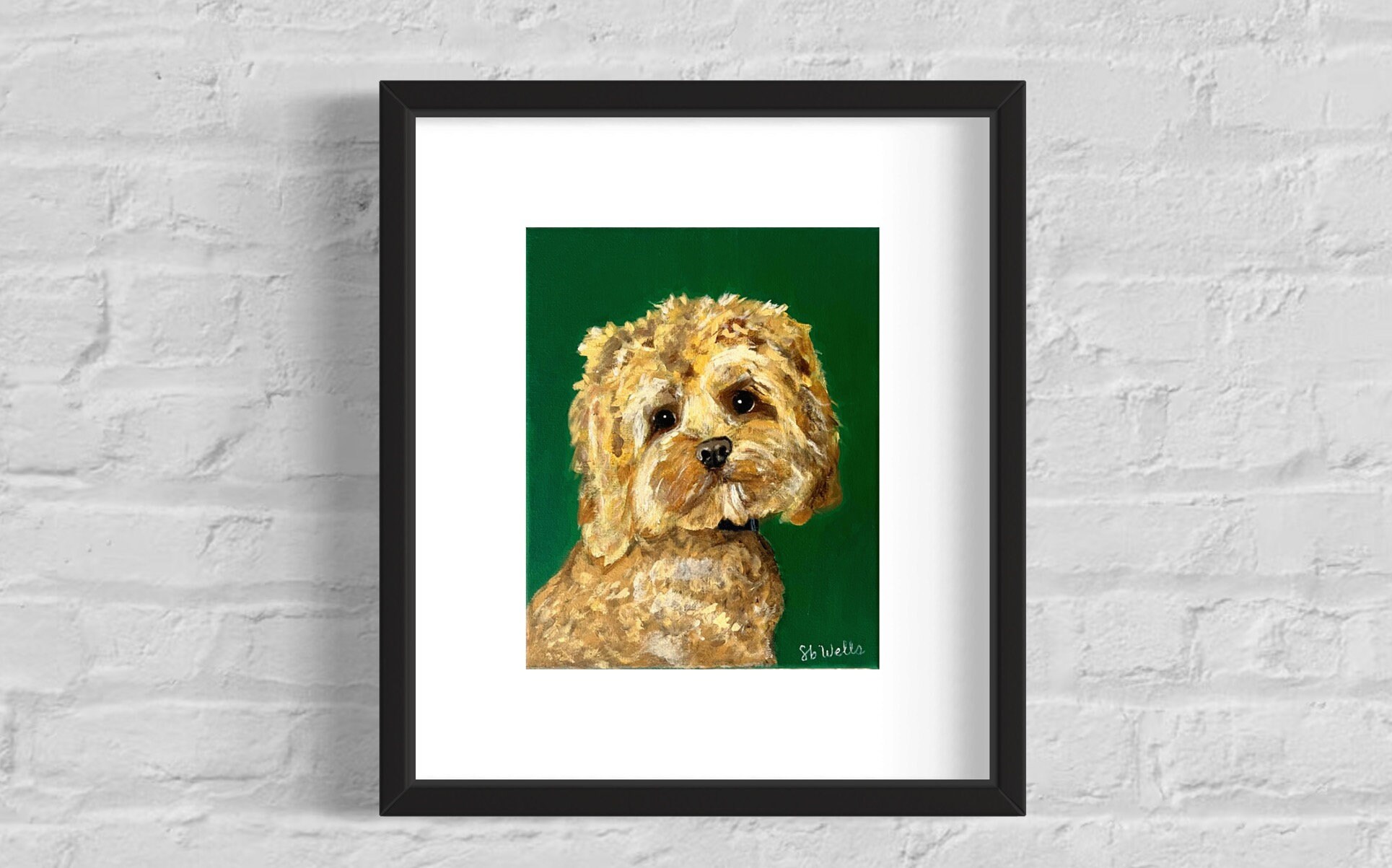 Custom Acrylic Pet Portrait, Dog Painting Made to Order - Etsy
