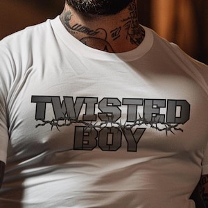 Twisted Boy Tee- Fun Daddy&#39;s Boy Tank Top - Gift for him - LGBTQ Humor - Role Play - Dom Daddy - Father&#39;s Day - Good Boy