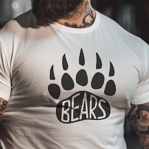 Bear Paw Pride-T-shirt: LGBTQ Bear Brotherhood-T-shirt