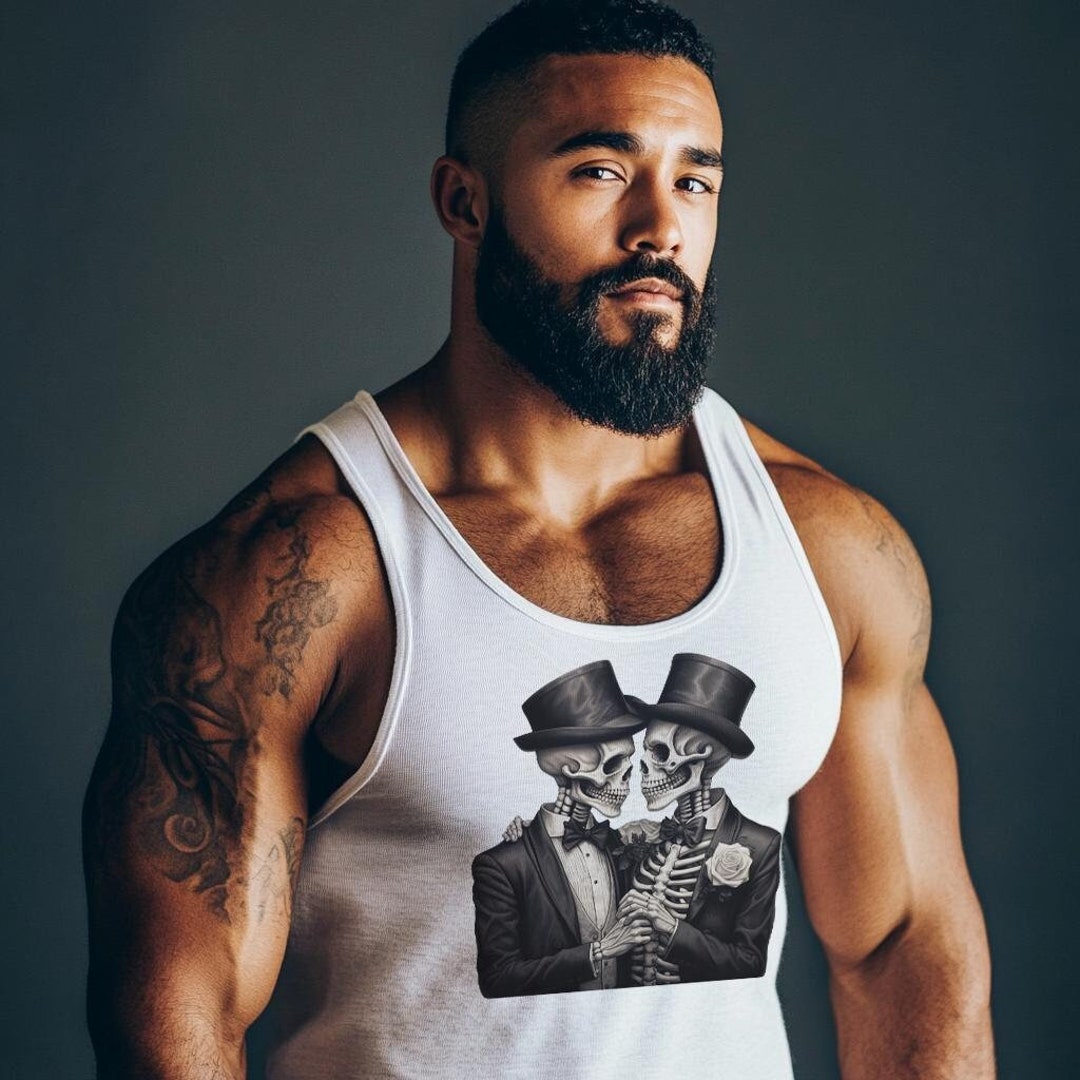 Skeleton: the Proposal Tank | Halloween or Valentines Tee | Gift ...