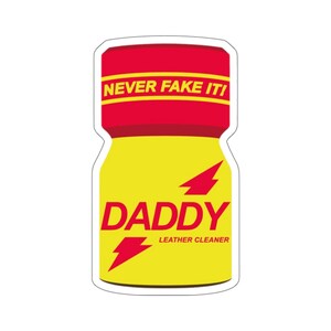 Aroma Daddy Kiss-Cut Stickers
