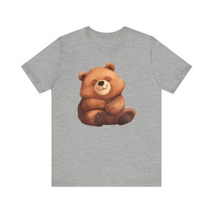 Lovable Bear Graphic Tee: Soft Pride Apparel image 8