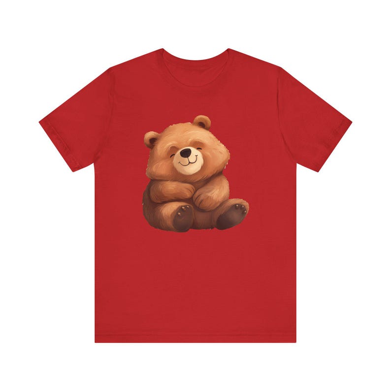 Lovable Bear Graphic Tee: Soft Pride Apparel image 10