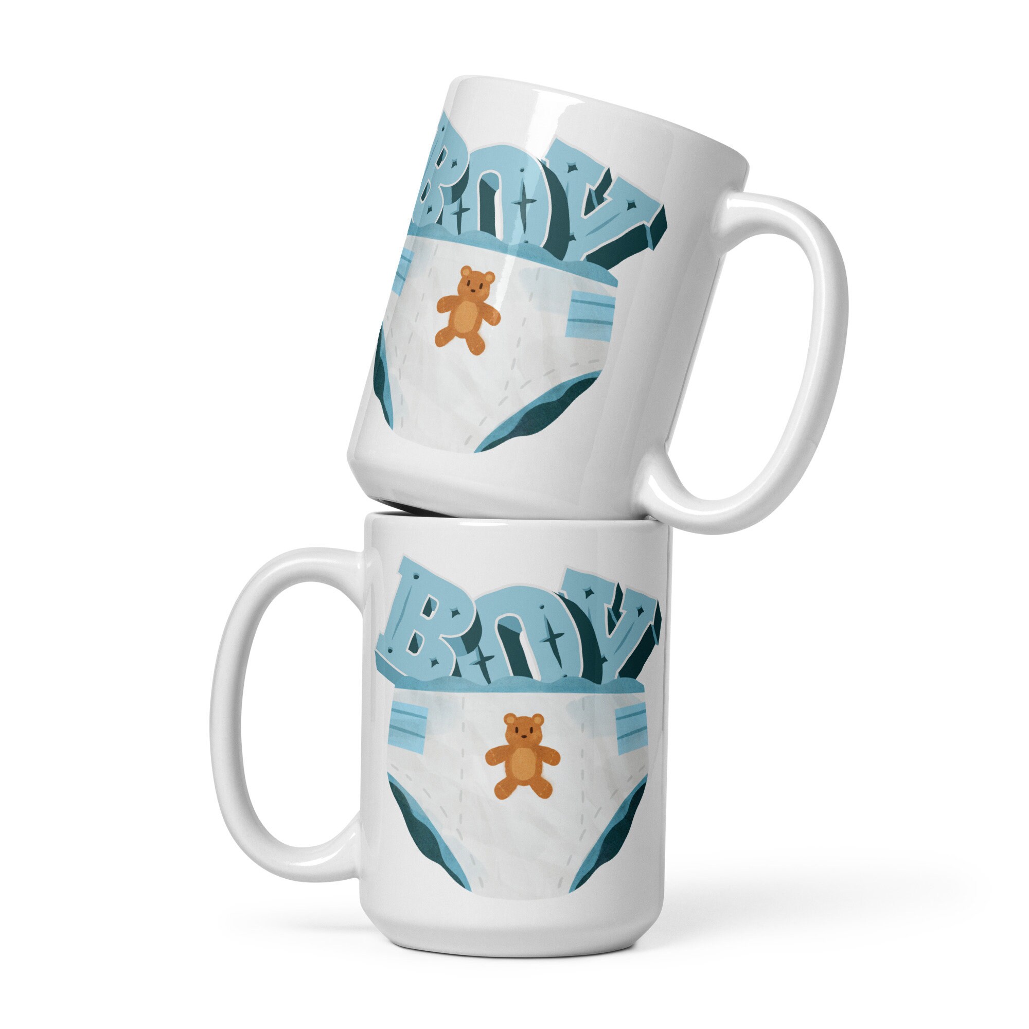 Diaper Boy Coffee Mug - Whimsical ABDL Graphic, 15oz Ceramic - Etsy