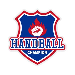 Handball Champion Sticker | Tongue-in-Cheek Badge