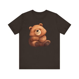 Lovable Bear Graphic Tee: Soft Pride Apparel image 5