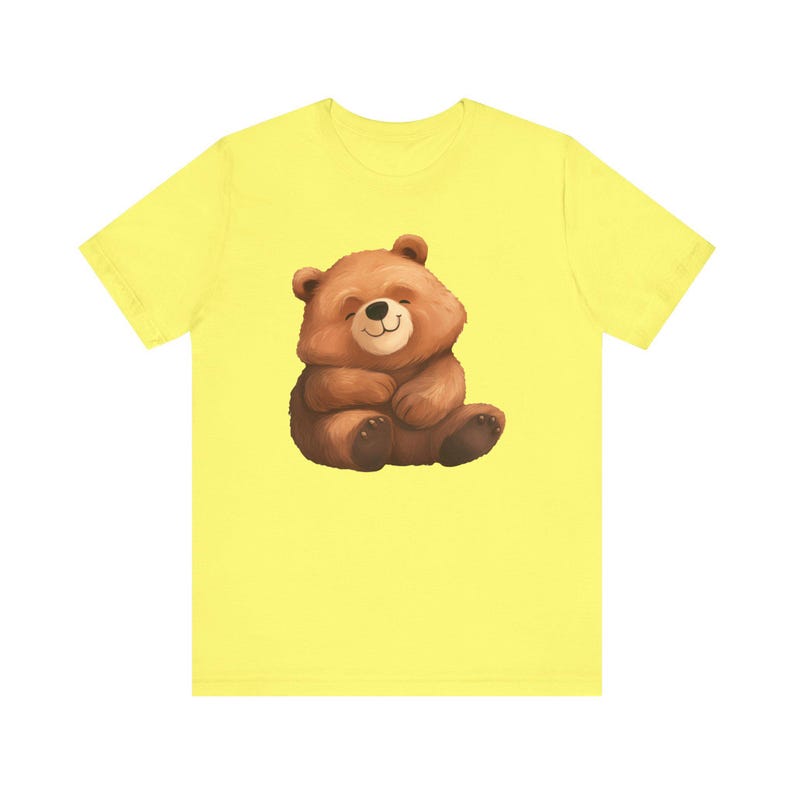 Lovable Bear Graphic Tee: Soft Pride Apparel image 7