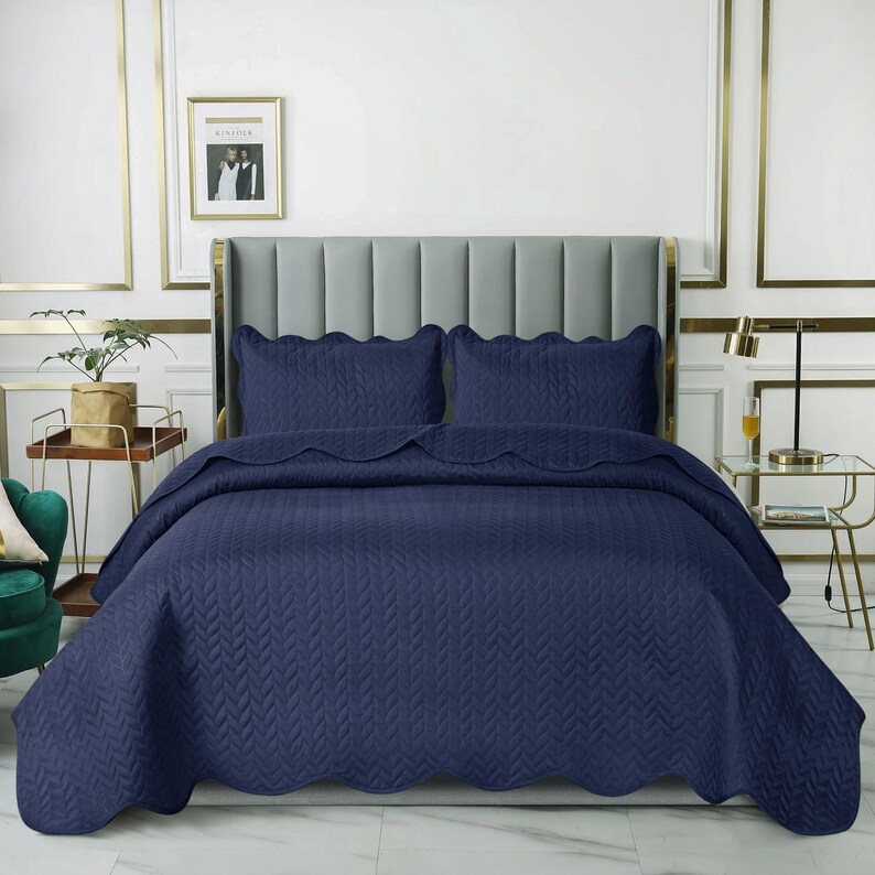 Bedspreads Queen Size Bedspread Oversized Bedspread Set Coverlet Set Soft Quilted Bedspread 85 ...